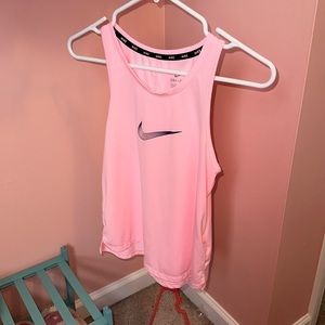 Pink nike tank top